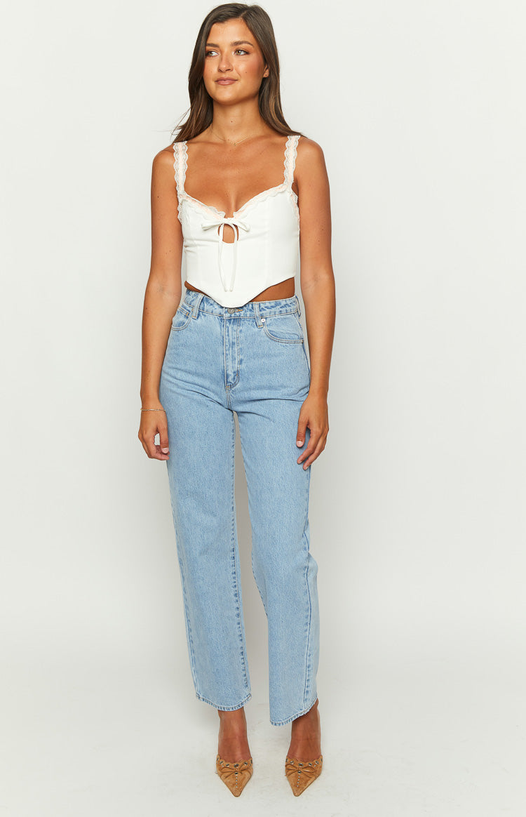 Styling White Corset Top