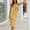 Women’s Yellow Midi Evening Dress – Elegant Sleeveless Cocktail Party Dress
